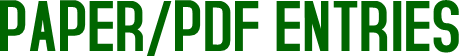 PAPER/PDF ENTRIES PAPER/PDF ENTRIES