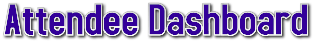 Attendee Dashboard Attendee Dashboard